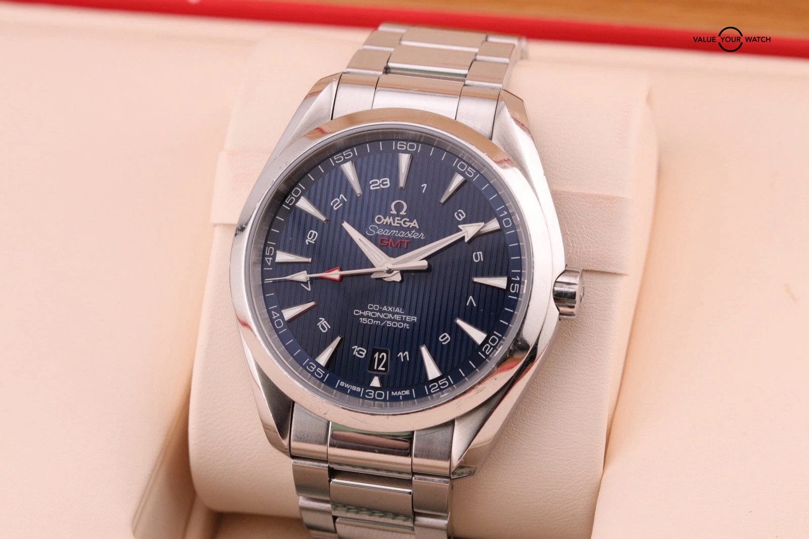 OMEGA Seamaster Aquaterra GMT Blue | ref. 231.10.43.22.03.001 | 2015 Pre Owned - Image 3