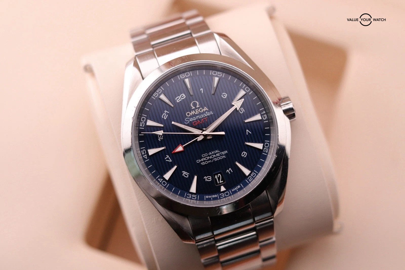 OMEGA Seamaster Aquaterra GMT Blue | ref. 231.10.43.22.03.001 | 2015 Pre Owned - Image 10