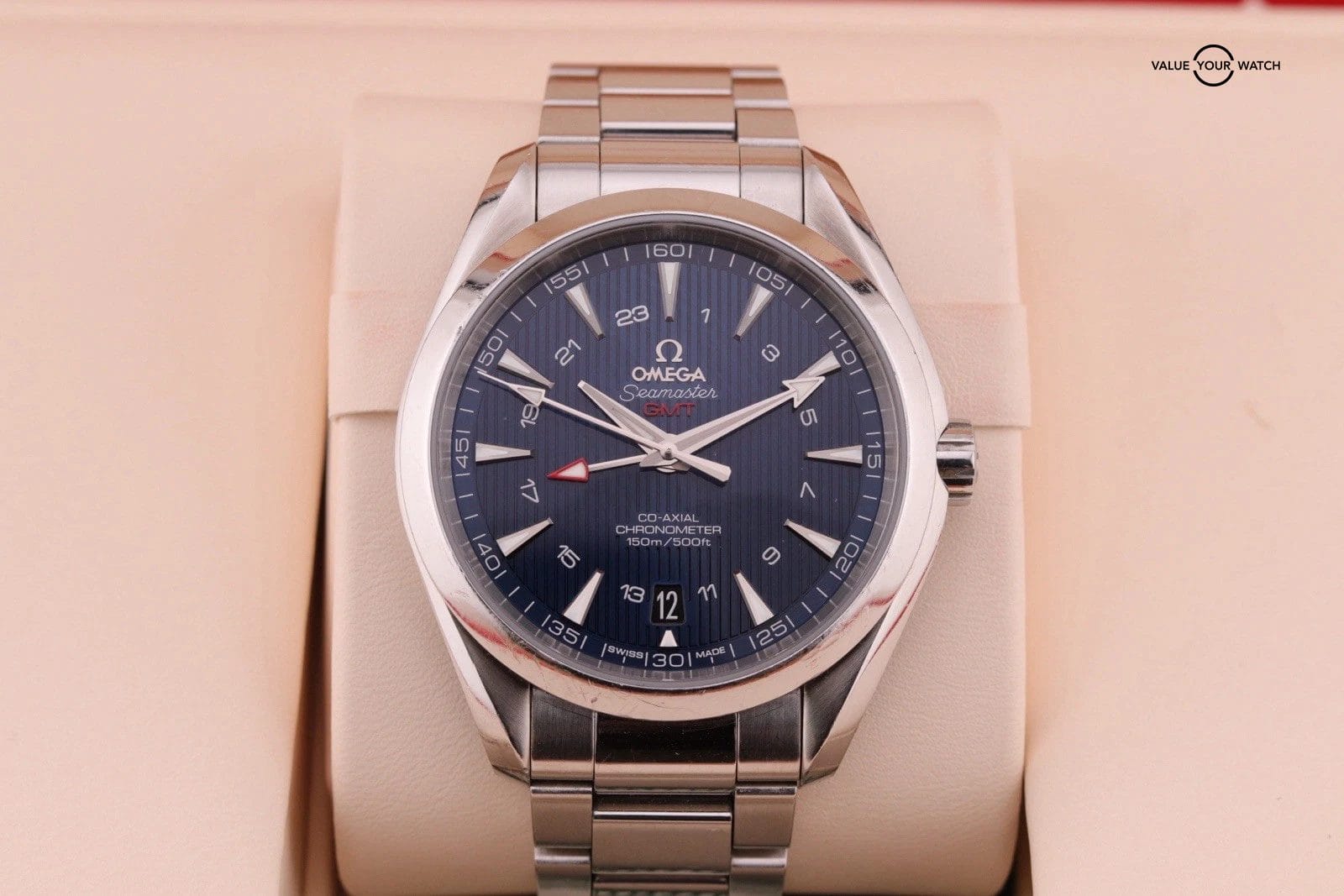 OMEGA Seamaster Aquaterra GMT Blue | ref. 231.10.43.22.03.001 | 2015 Pre Owned