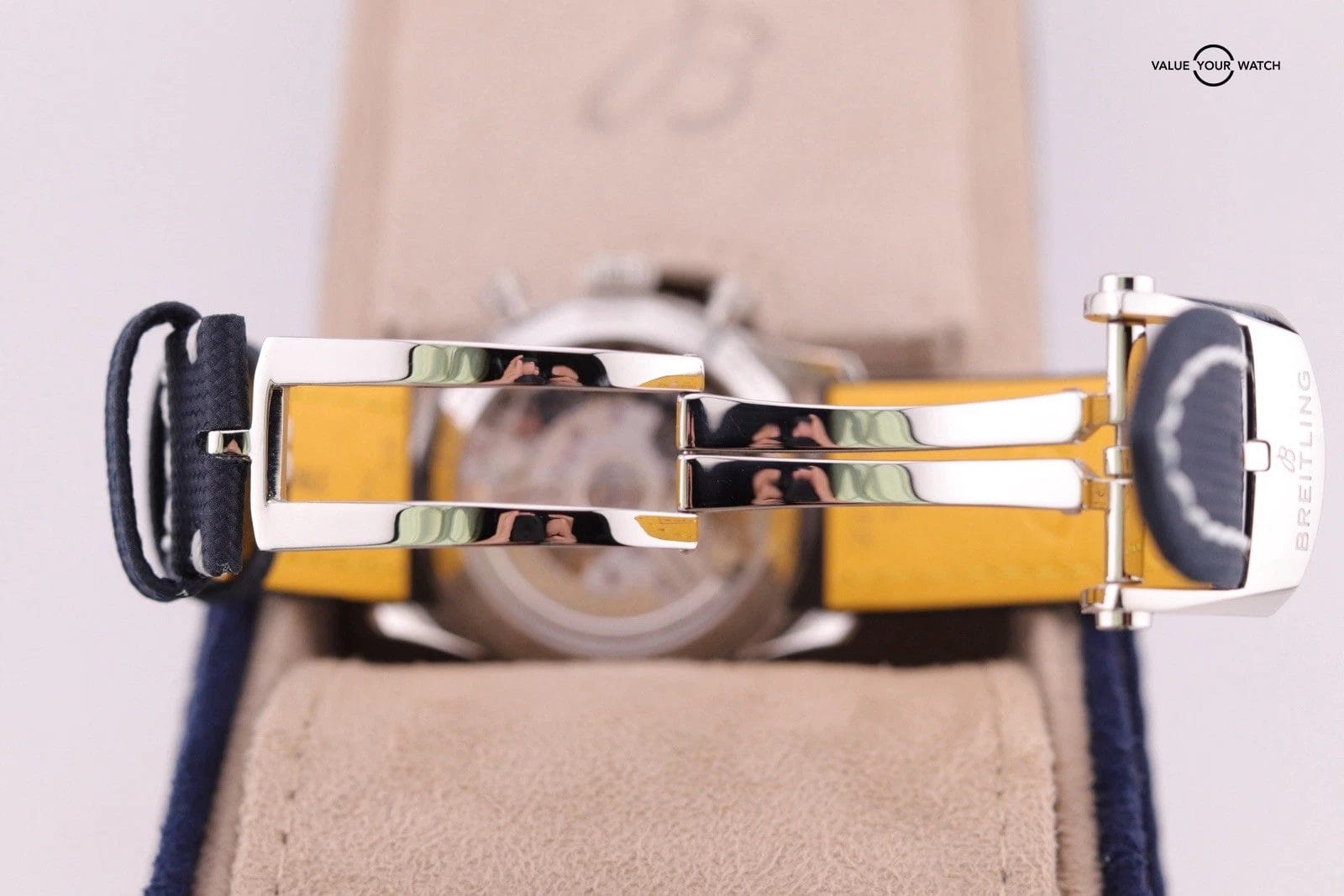 Breitling Navitimer Chronograph 41 Blue Dial Steel Mens Watch AB0139 Box Card - Image 8