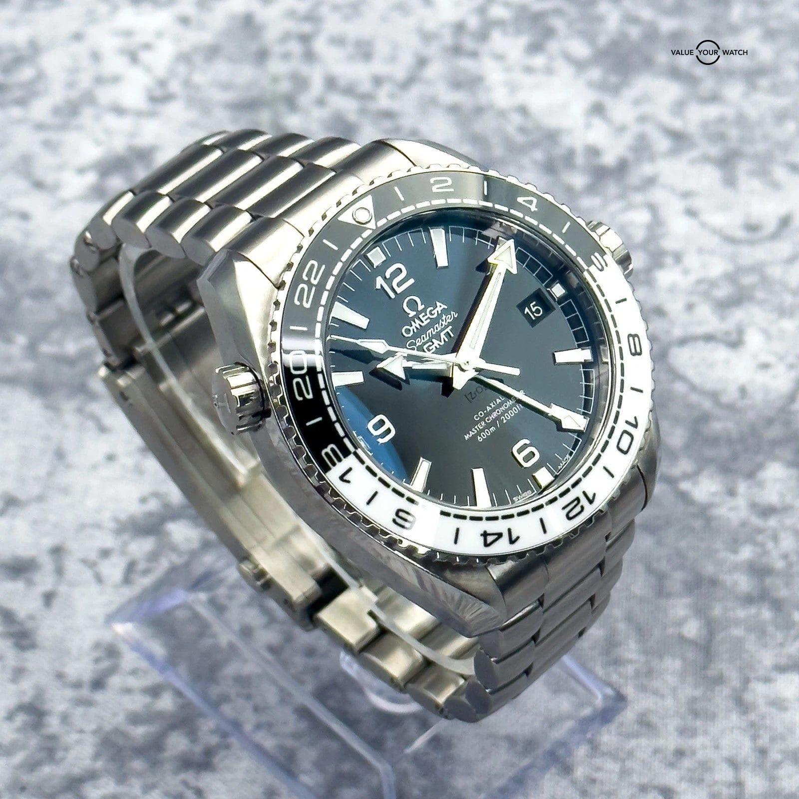 Omega "Oreo" Seamaster Planet Ocean GMT 215.30.44.22.01.001 - B&Ps/Extra Strap! - Image 11