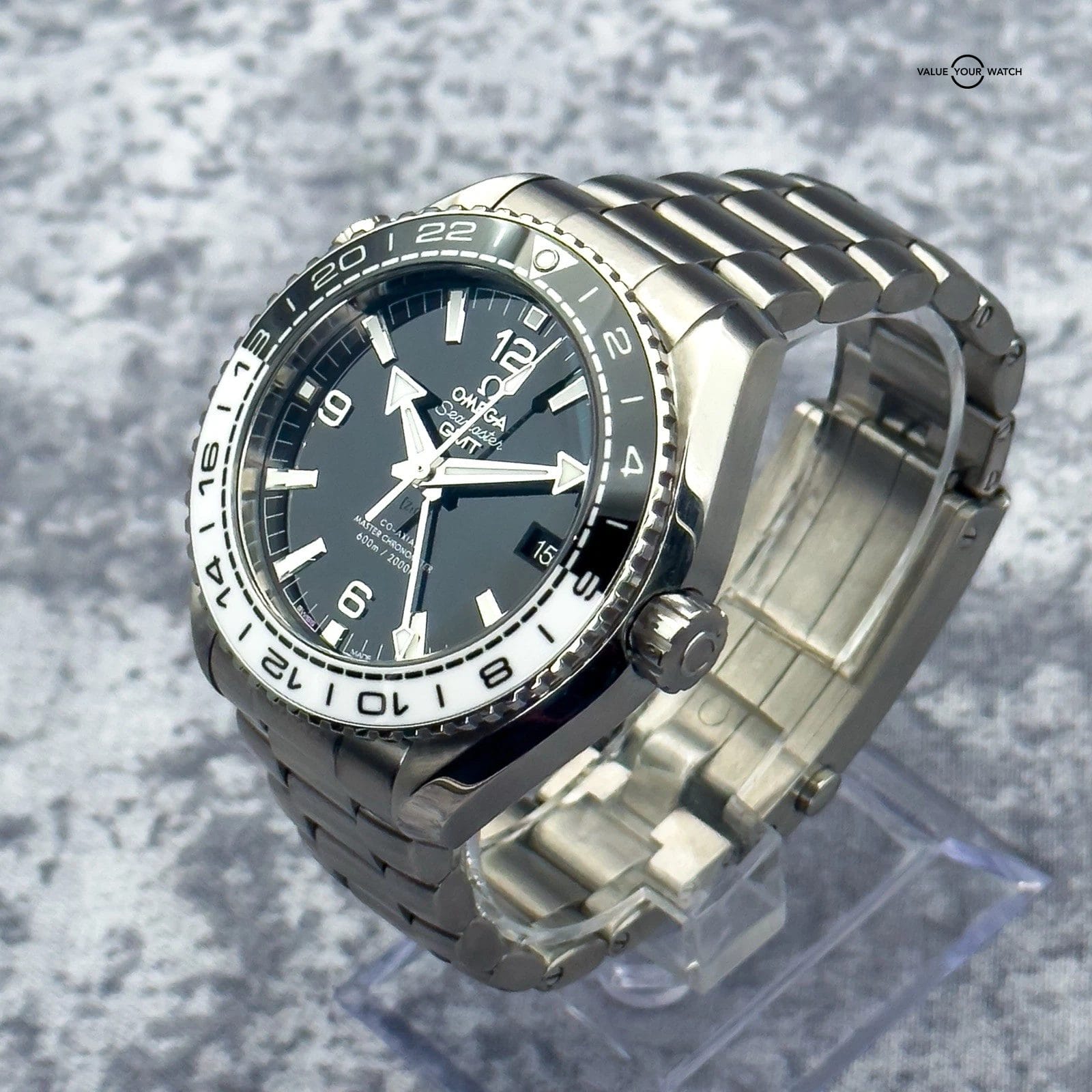 Omega "Oreo" Seamaster Planet Ocean GMT 215.30.44.22.01.001 - B&Ps/Extra Strap! - Image 12