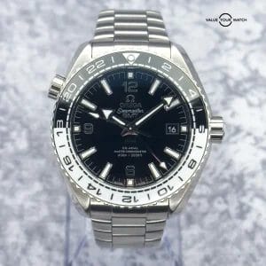 Omega “Oreo” Seamaster Planet Ocean GMT 215.30.44.22.01.001 – B&Ps/Extra Strap!