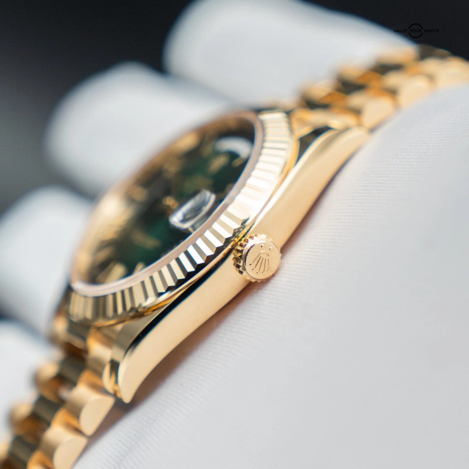 Rolex Day Date 40mm Green Ombré Dial BRAND NEW Stickers 228238 President 2024 - Image 8