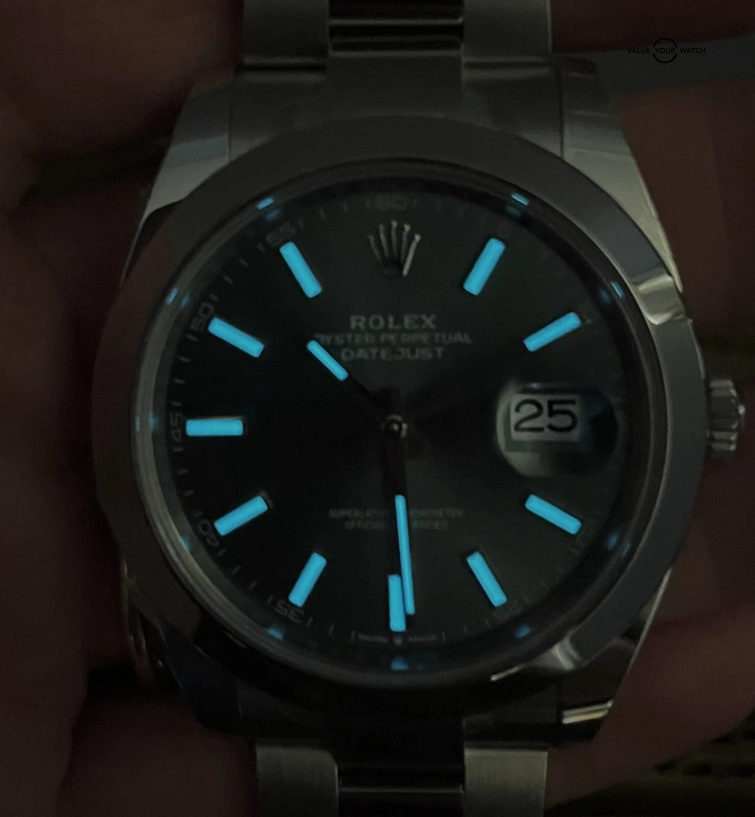 2025 Rolex Datejust 41mm Stainless Steel Mint Green 126300 BOXES/PAPERS! - Image 5