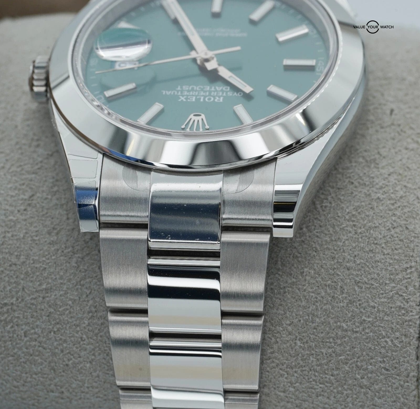 2025 Rolex Datejust 41mm Stainless Steel Mint Green 126300 BOXES/PAPERS! - Image 8