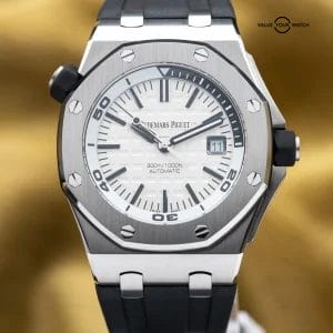 Audemars Piguet Royal Oak Offshore Diver 42mm White AP 15710ST.OO.A002CA.02