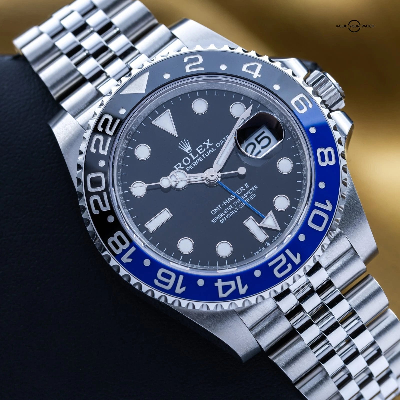 NEW 2025 Rolex GMT-Master II Batgirl Jubilee Steel 40mm 126710BLNR - Full Set - Image 2