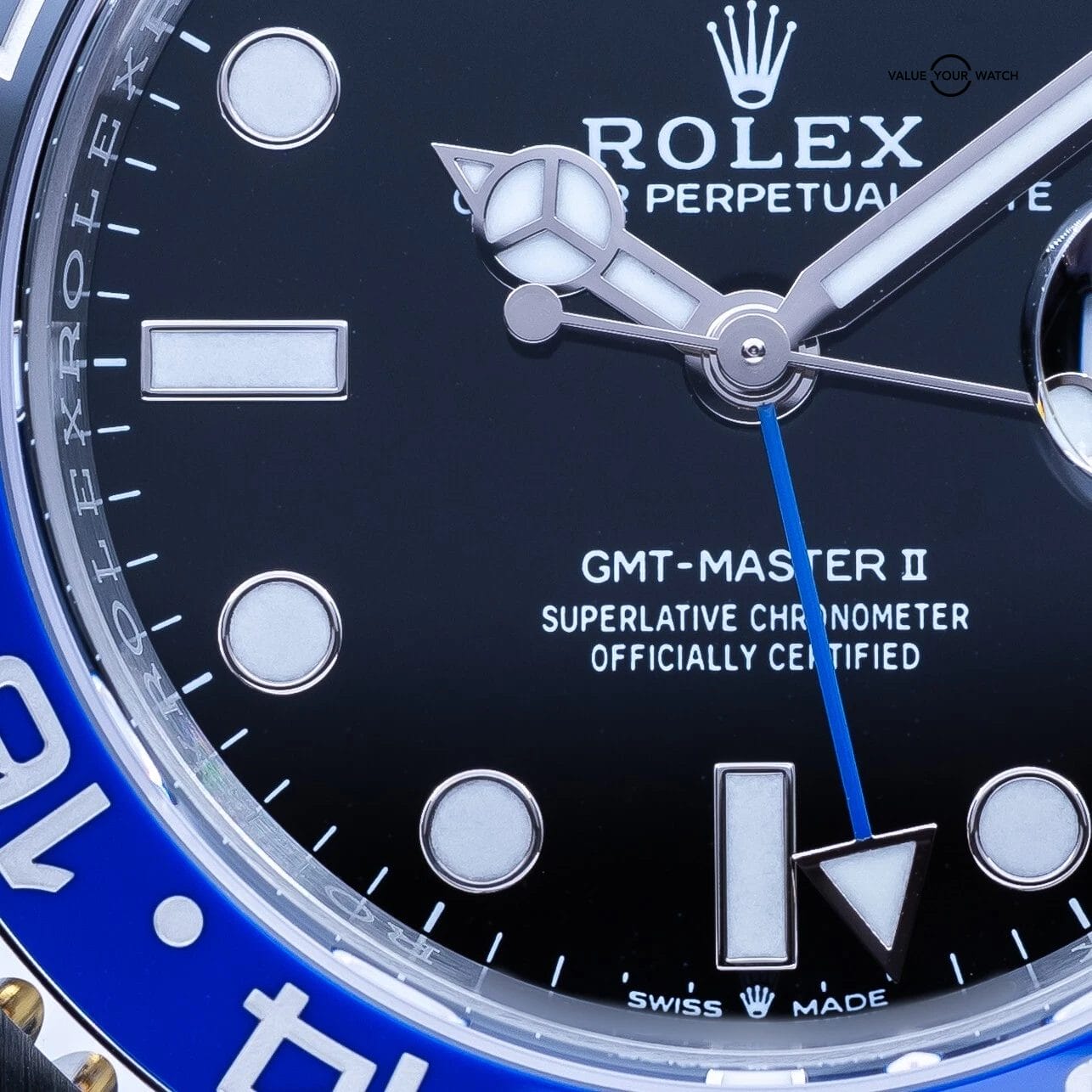 NEW 2025 Rolex GMT-Master II Batgirl Jubilee Steel 40mm 126710BLNR - Full Set - Image 4