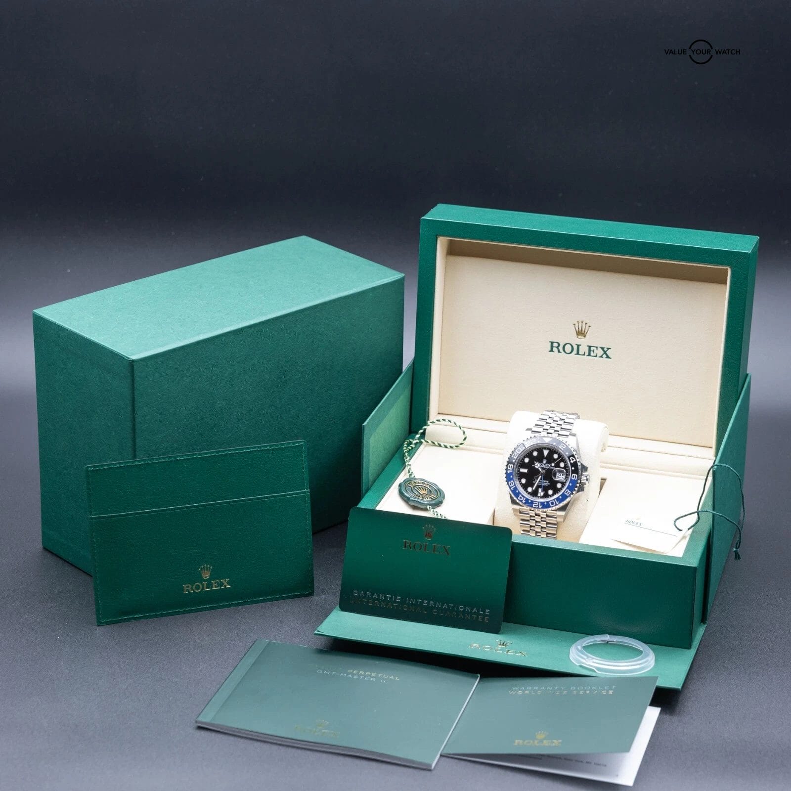 NEW 2025 Rolex GMT-Master II Batgirl Jubilee Steel 40mm 126710BLNR - Full Set - Image 13