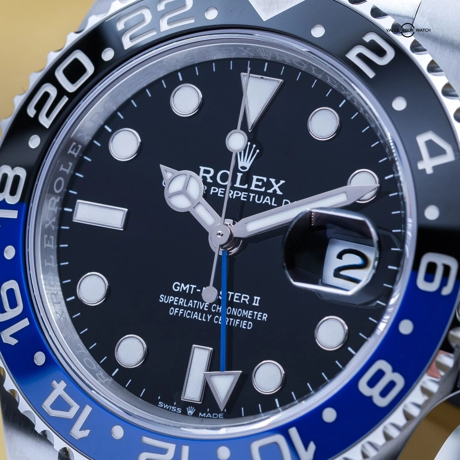 NEW 2025 Rolex GMT-Master II Batgirl Jubilee Steel 40mm 126710BLNR - Full Set - Image 16