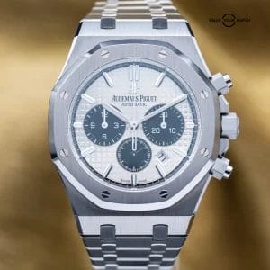 Audemars Piguet Royal Oak Chrono 41mm White Panda 26331ST – 2021 Just Serviced