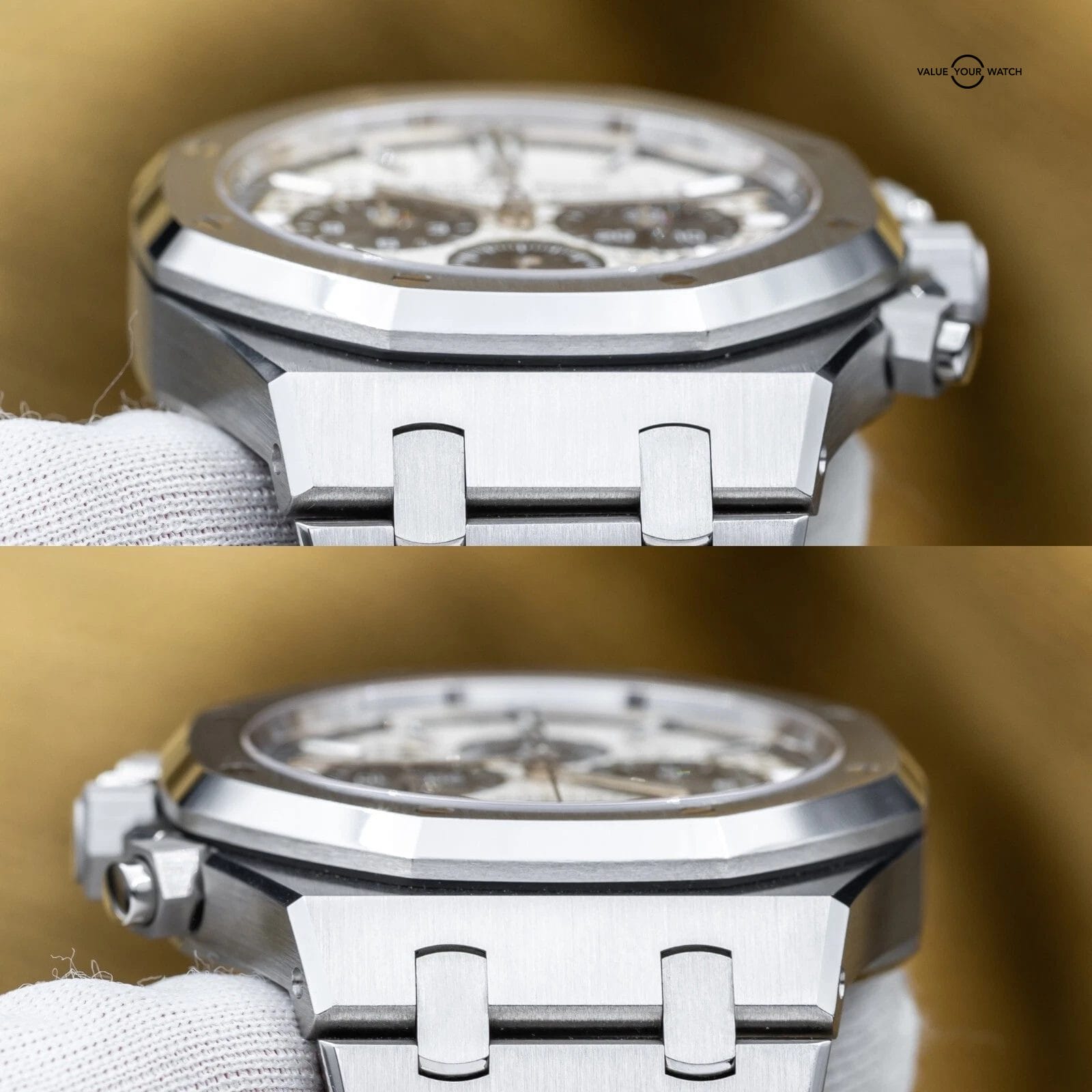 Audemars Piguet Royal Oak Chrono 41mm White Panda 26331ST - 2021 Just Serviced - Image 9