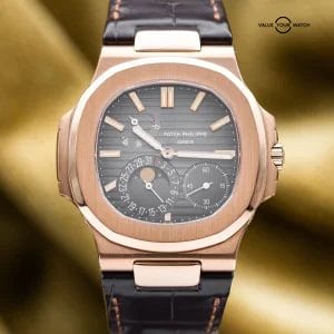 Patek Philippe Nautilus Moonphases Rose Gold 40mm 5712r – 2016 FACTORY SERVICED