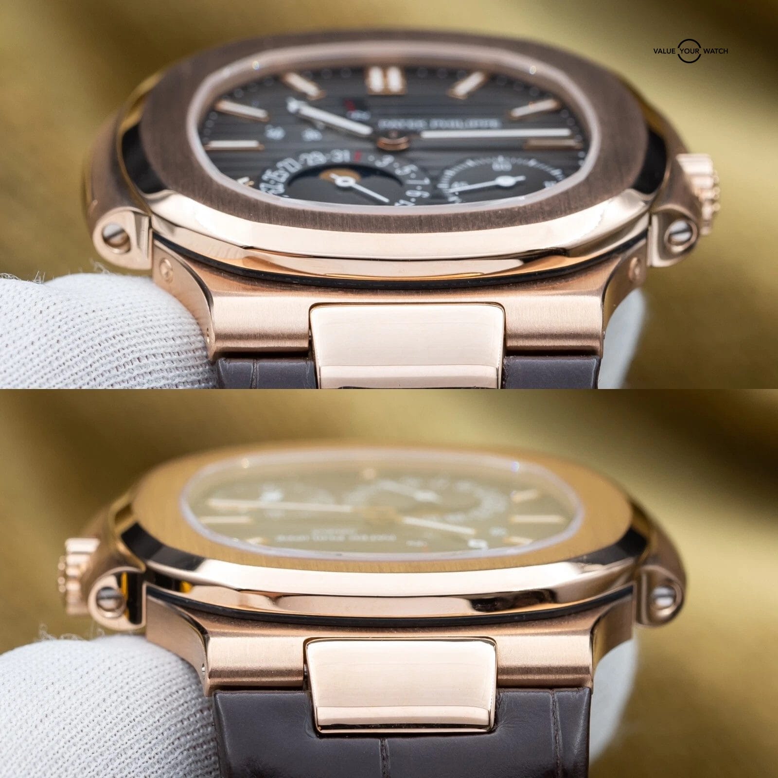 Patek Philippe Nautilus Moonphases Rose Gold 40mm 5712r - 2016 FACTORY SERVICED - Image 12