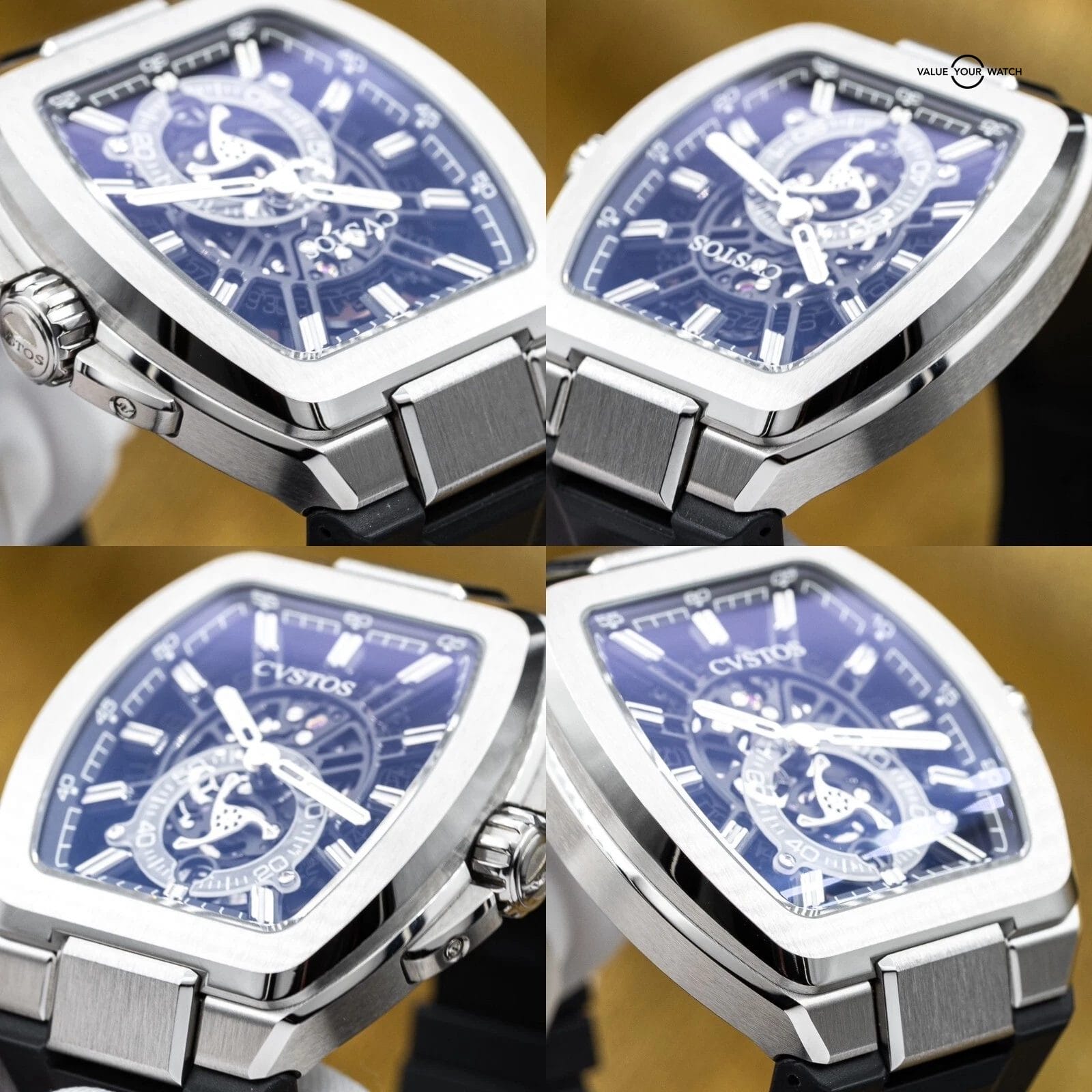 CVSTOS Metropolitan PS Titanium Skeleton Dial F00103.4212001 Brand New 2025 - Image 8