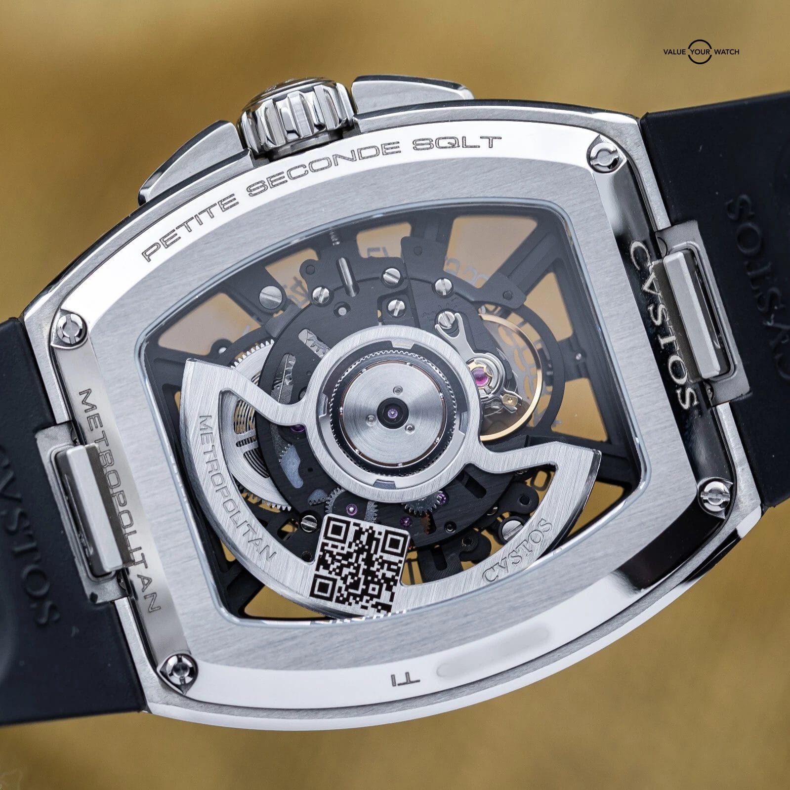 CVSTOS Metropolitan PS Titanium Skeleton Dial F00103.4212001 Brand New 2025 - Image 14