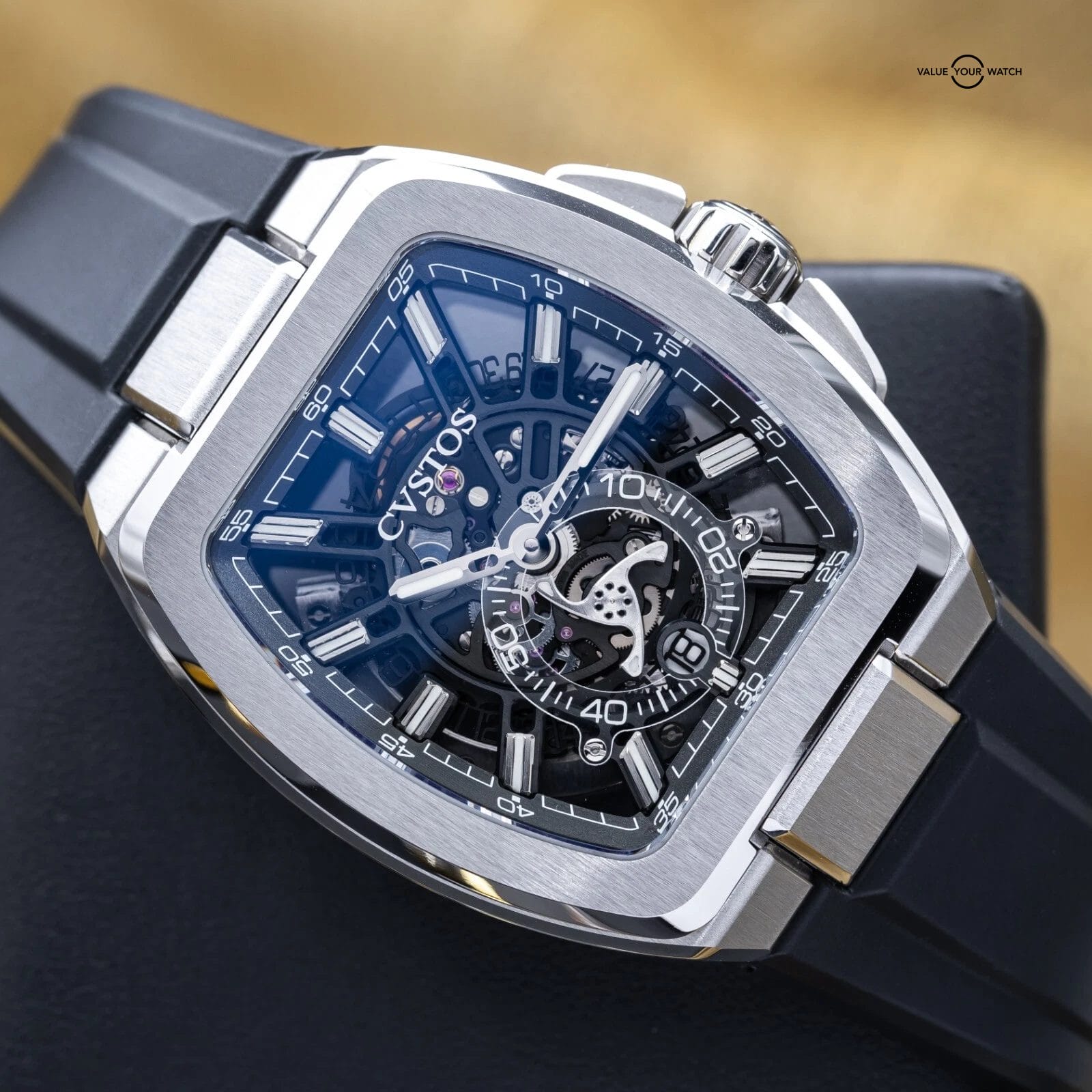 CVSTOS Metropolitan PS Titanium Skeleton Dial F00103.4212001 Brand New 2025 - Image 17