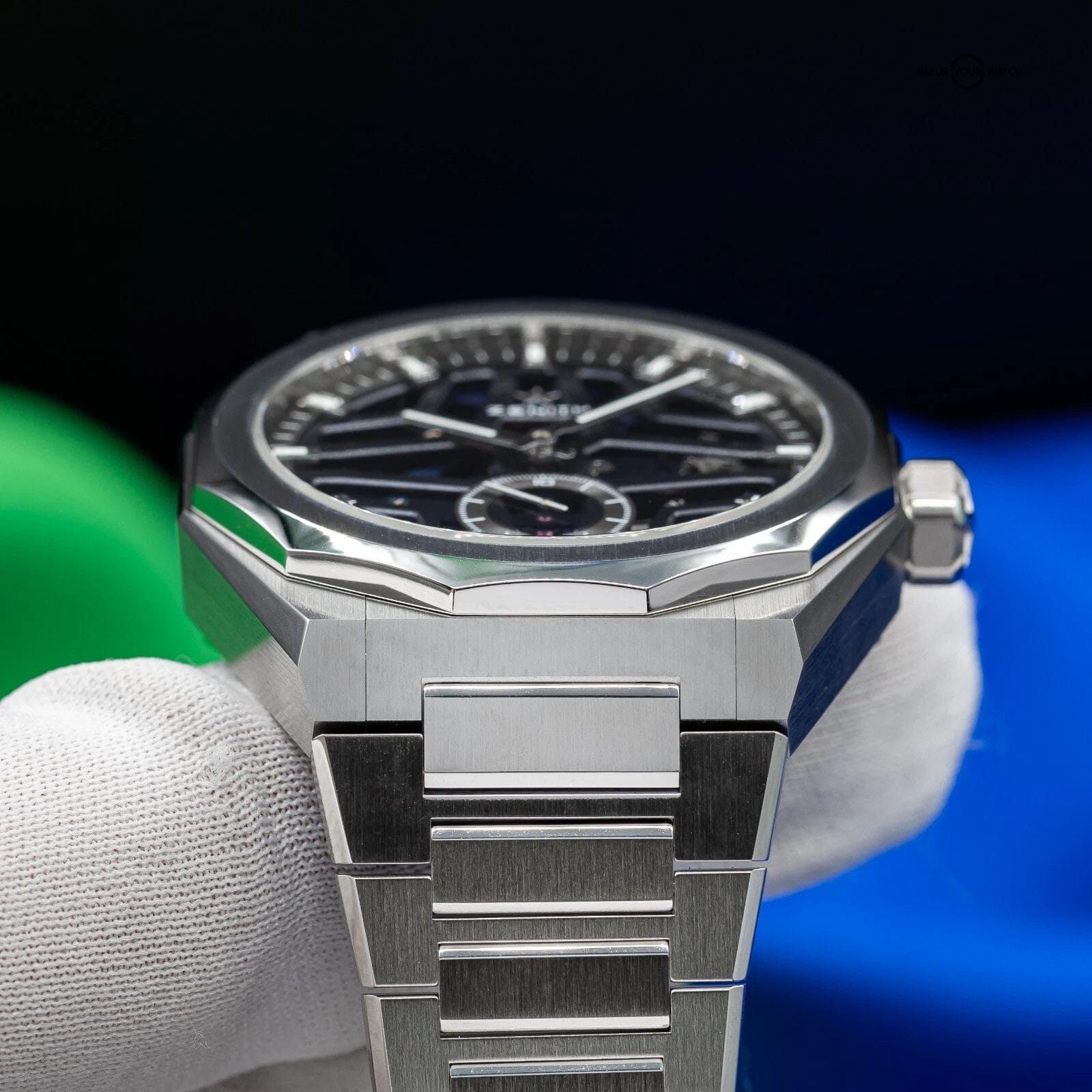 Brand New 2025 Zenith Defy Skeleton Men's Blue Dial Watch 03.9300.3620/79.I001 - Image 12