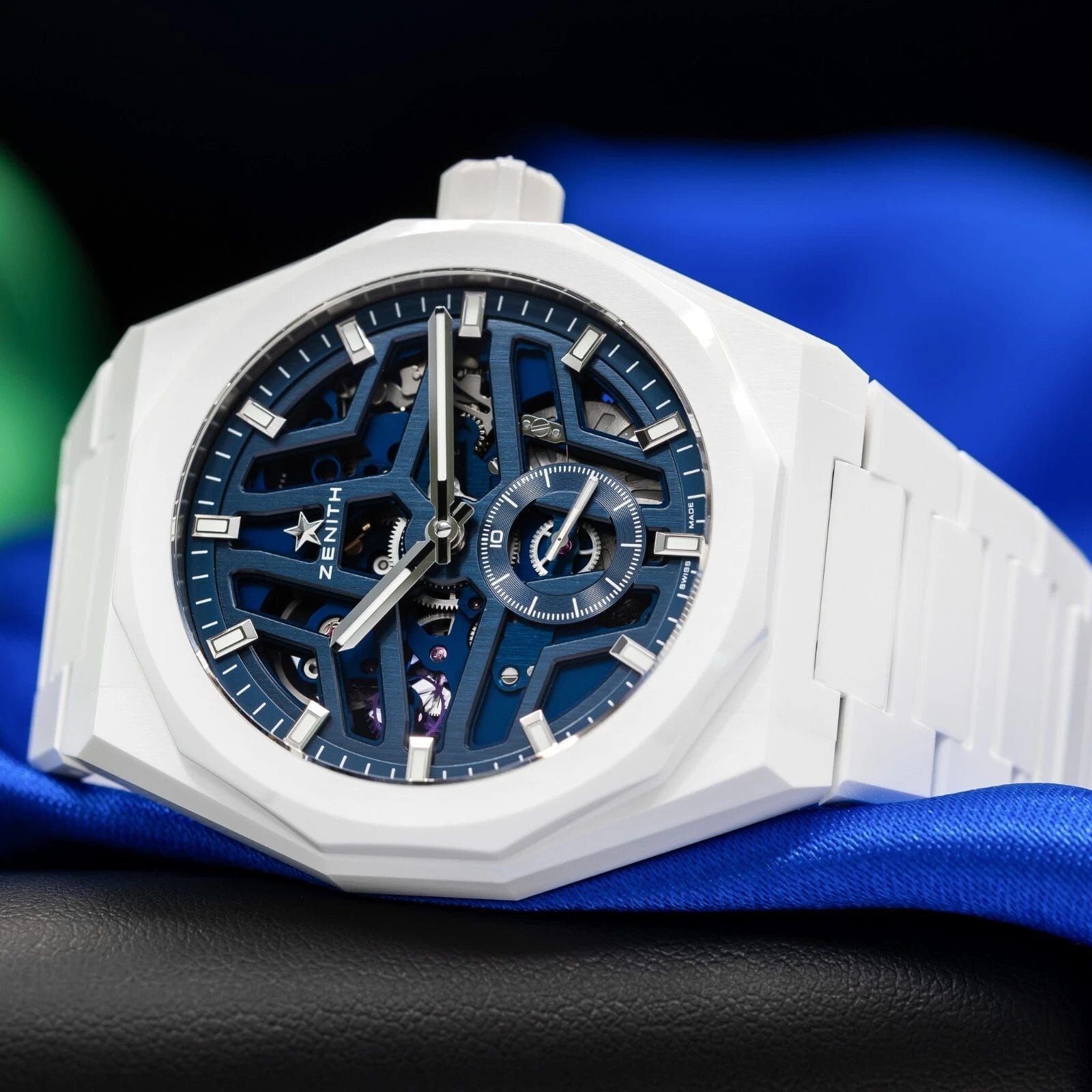2025 New Zenith Defy Skyline White CERAMIC SKELETON Dial 49.9301.3620/79.I001 - Image 8