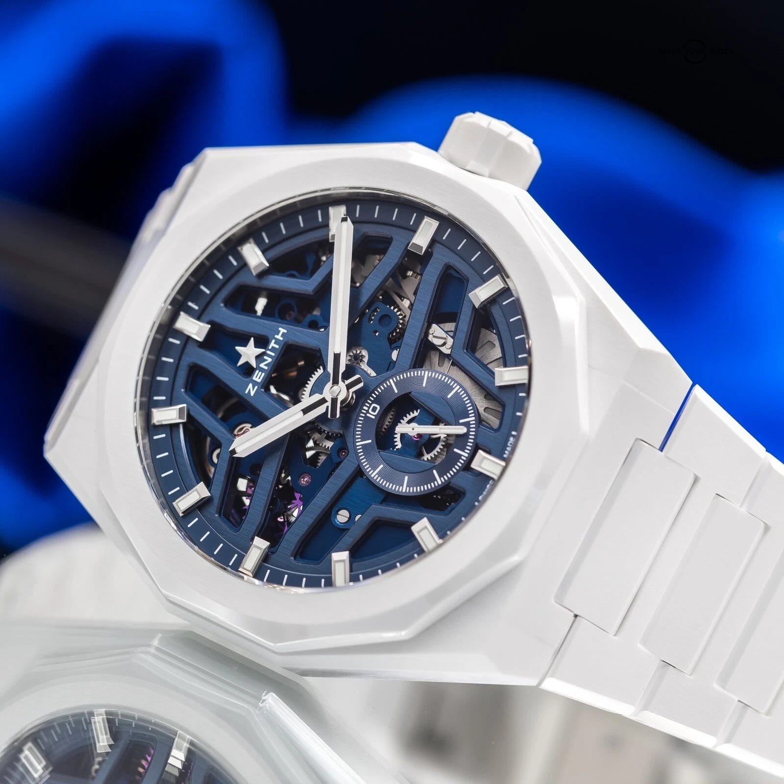 2025 New Zenith Defy Skyline White CERAMIC SKELETON Dial 49.9301.3620/79.I001 - Image 12