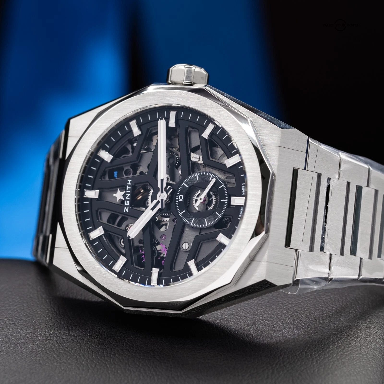 2025 Zenith Defy Skyline Skeleton Black Watch 03.9300.3620/78.I001 Full Set - Image 4