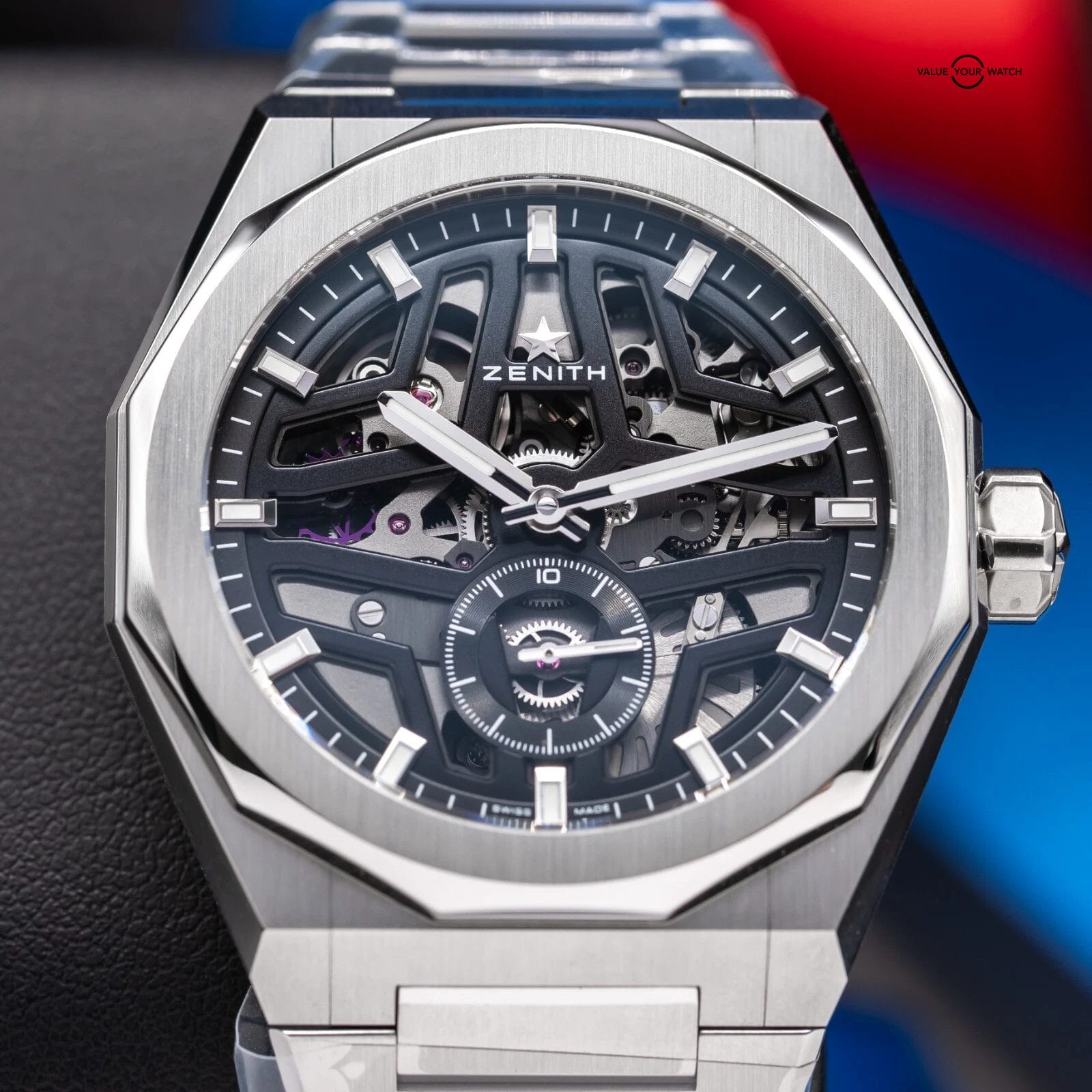 2025 Zenith Defy Skyline Skeleton Black Watch 03.9300.3620/78.I001 Full Set - Image 6