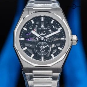 2025 Zenith Defy Skyline Skeleton Black Watch 03.9300.3620/78.I001 Full Set