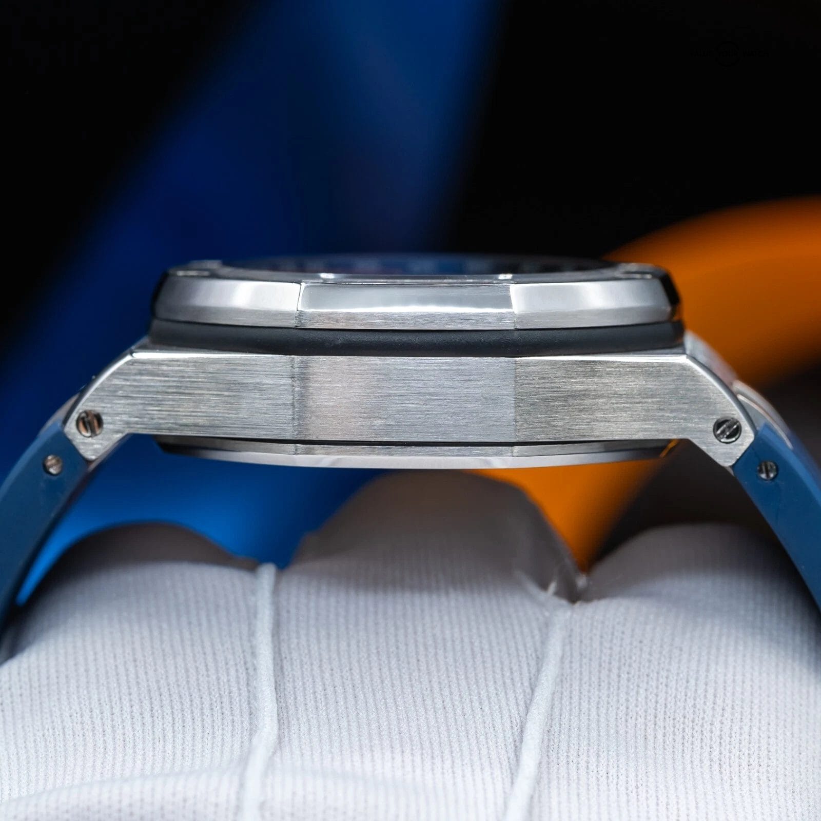 Audemars Piguet Royal Oak Offshore 42mm Chronograph Blue Dial Mens Watch 26470 - Image 3