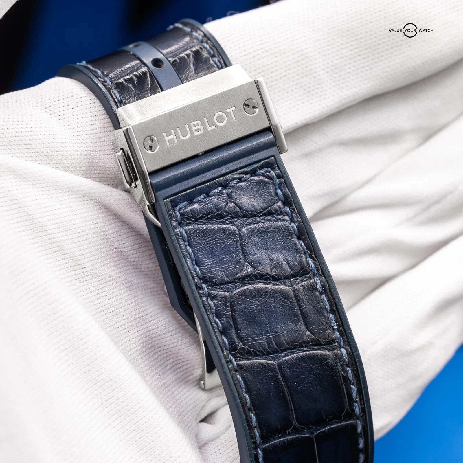 Hublot Big Bang Blue Chronograph 44mm Steel Mens 301.SX.7170.LR Complete Set ! - Image 6