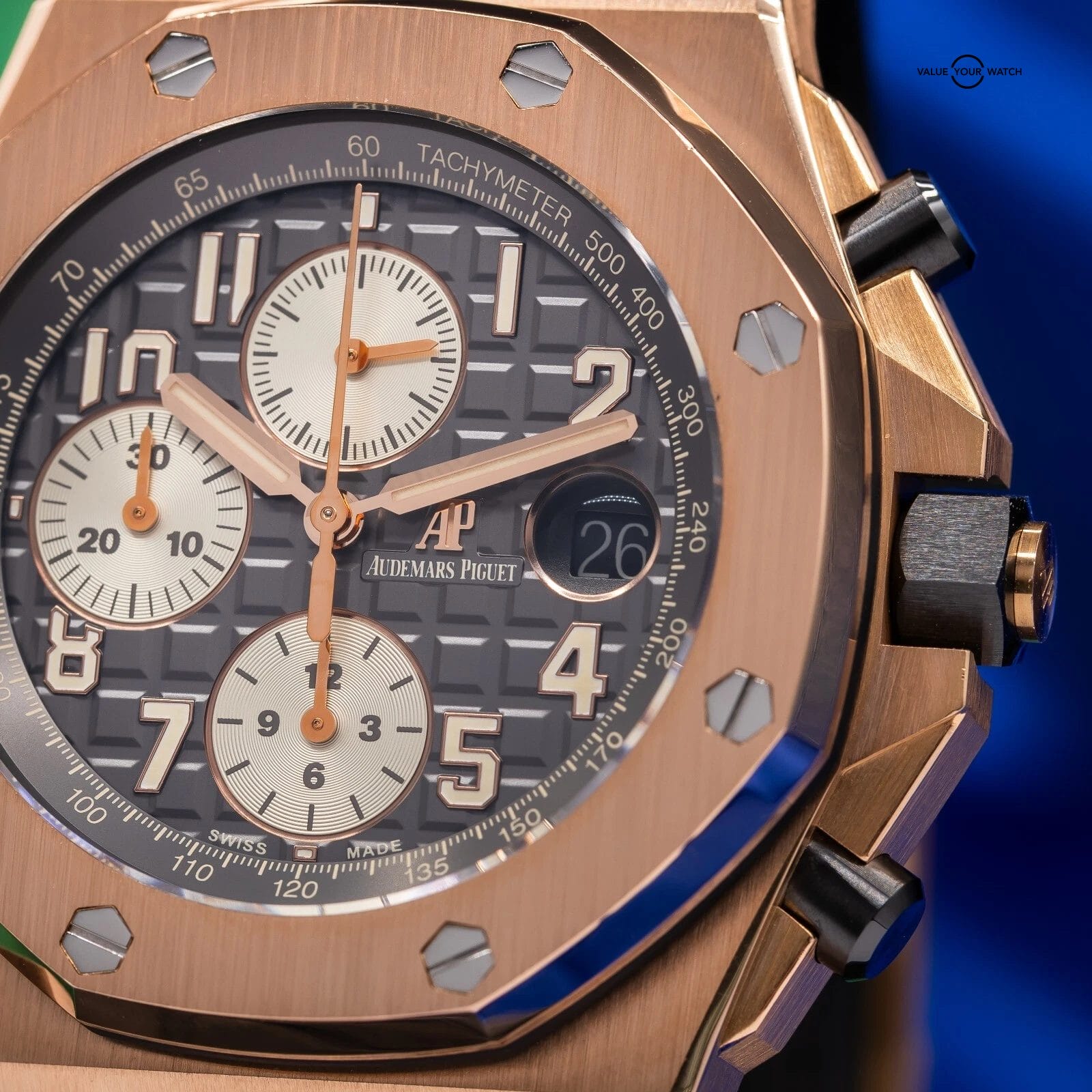 Audemars Piguet Royal Oak Offshore Rhodium Gray Chronograph Men's Watch 26470OR - Image 6