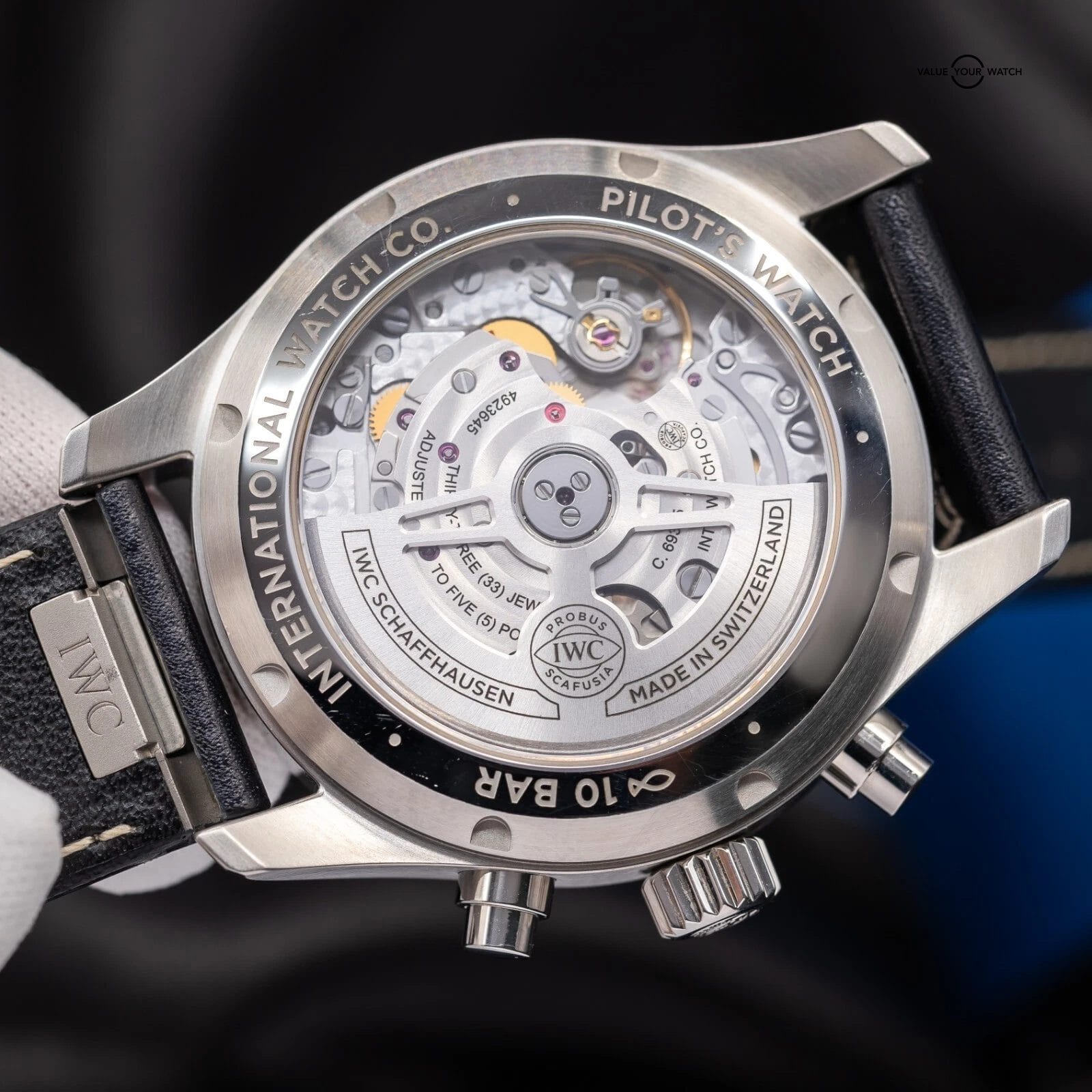 IWC Pilot's Chronograph Blue Dial 41mm Men's Watch - IW388101 - Full Set - Image 3