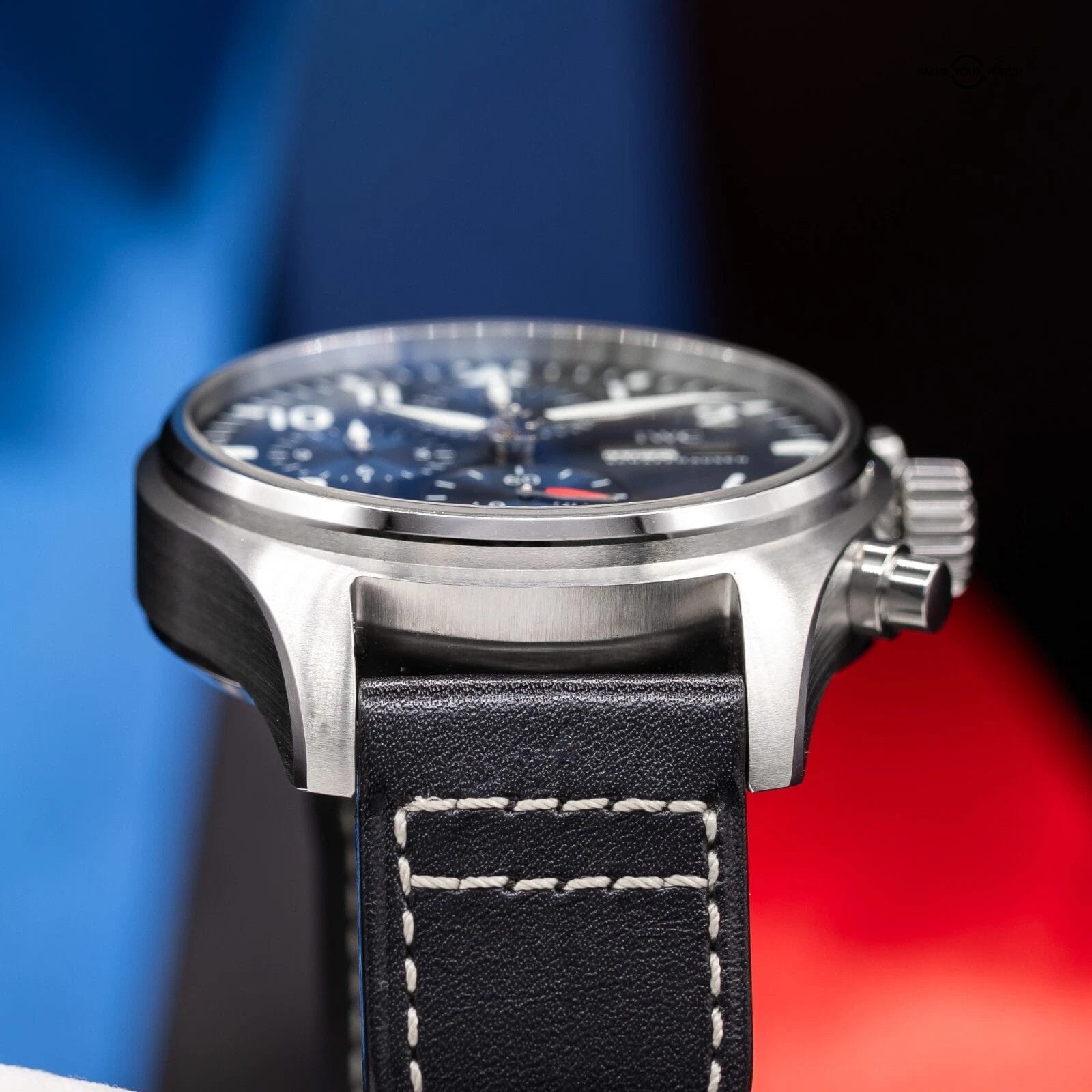 IWC Pilot's Chronograph Blue Dial 41mm Men's Watch - IW388101 - Full Set - Image 8