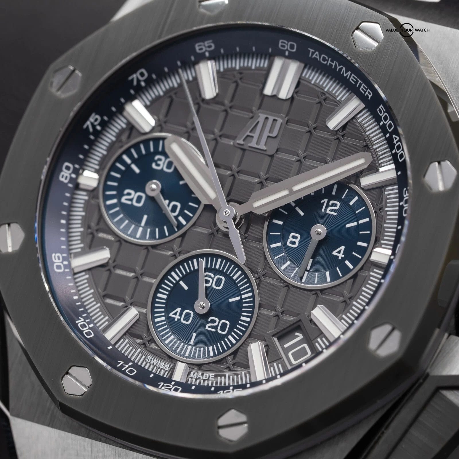 Audemars Piguet Royal Oak Offshore Titanium & Ceramic Gray Men's Watch - 26420IO - Image 2