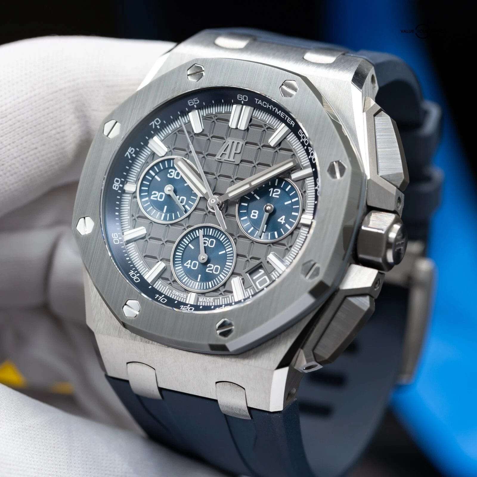 Audemars Piguet Royal Oak Offshore Titanium & Ceramic Gray Men's Watch - 26420IO - Image 7
