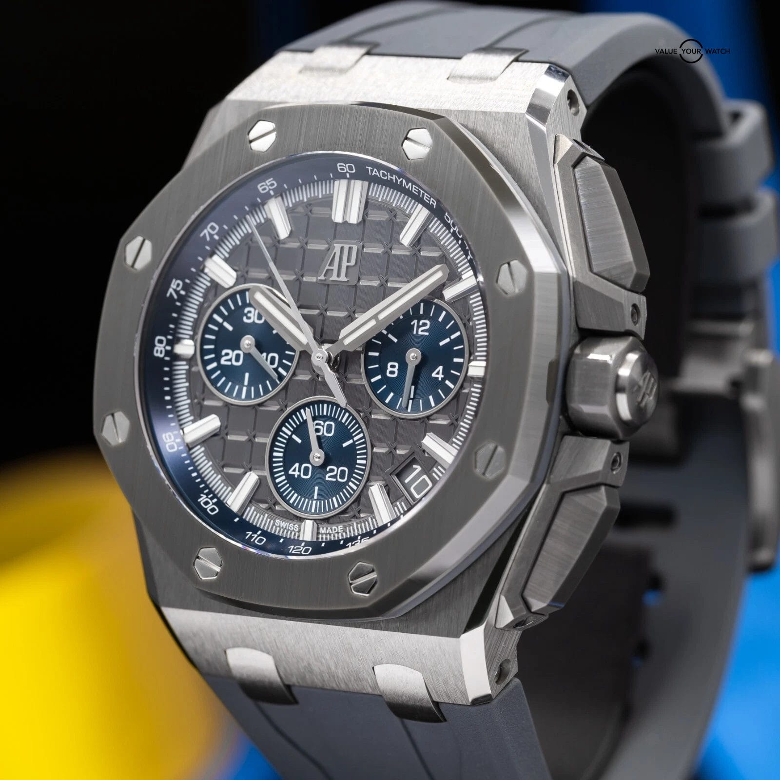 Audemars Piguet Royal Oak Offshore Titanium & Ceramic Gray Men's Watch - 26420IO - Image 16