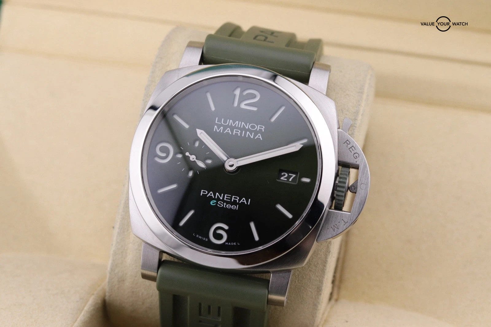 Panerai Luminor Marina Verde Smeraldo - PAM01356 - Warranty Until 2030 Green - Image 2