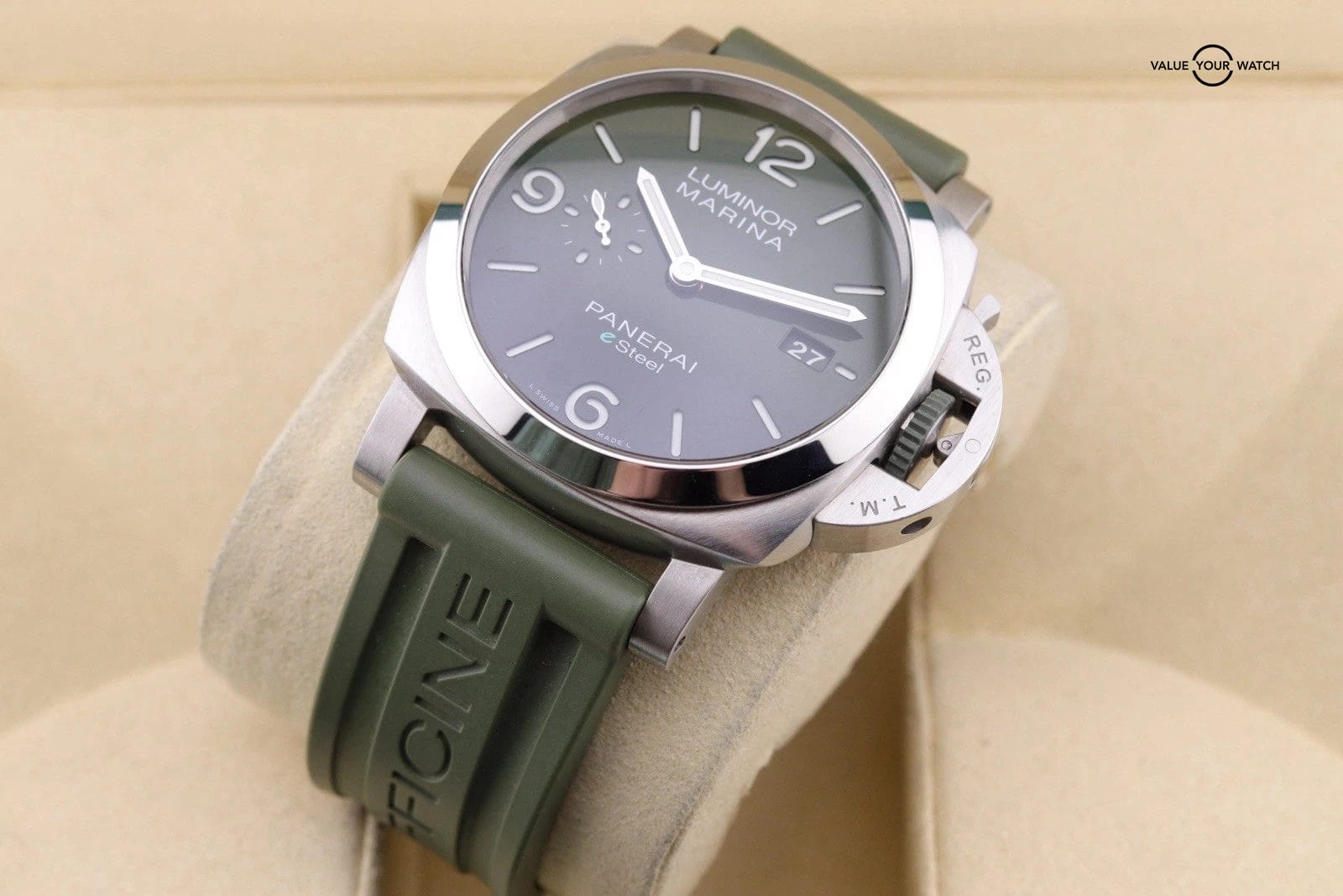 Panerai Luminor Marina Verde Smeraldo - PAM01356 - Warranty Until 2030 Green - Image 8