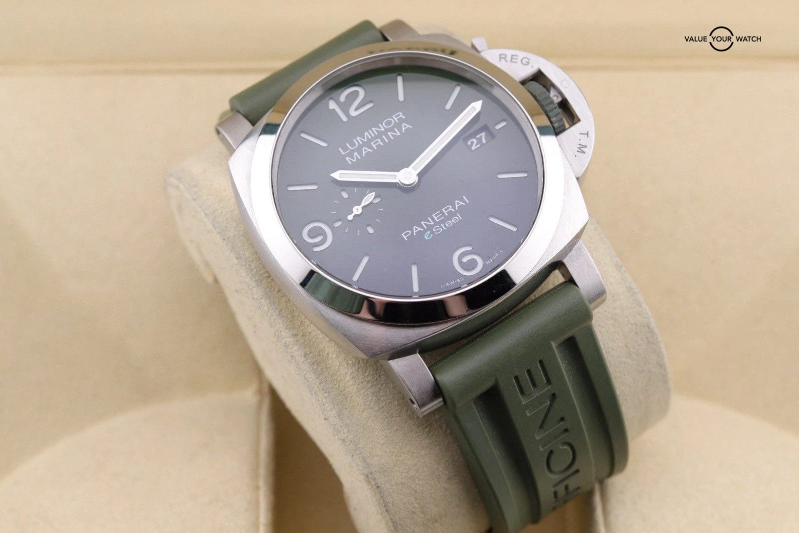 Panerai Luminor Marina Verde Smeraldo - PAM01356 - Warranty Until 2030 Green - Image 9