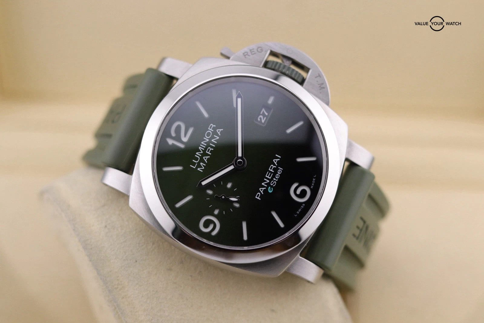 Panerai Luminor Marina Verde Smeraldo - PAM01356 - Warranty Until 2030 Green - Image 12