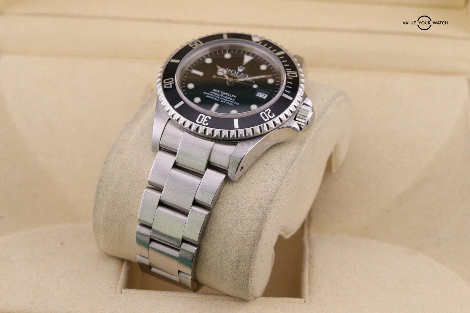 ROLEX SEA-DWELLER 4000 ref. 16600 SD4k 40MM BLACK STEEL AUTOMATIC WATCH - Image 4
