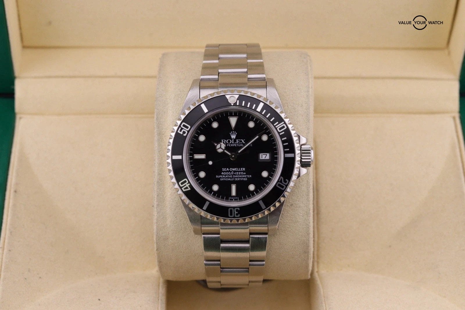 ROLEX SEA-DWELLER 4000 ref. 16600 SD4k 40MM BLACK STEEL AUTOMATIC WATCH