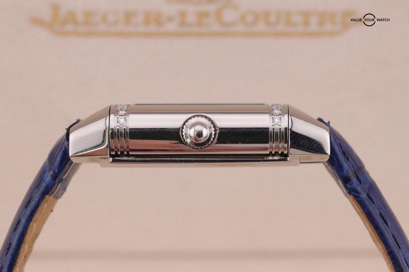 Jaeger LeCoultre Reverso Duetto ladies 266.8.44 Diamond Bezel Mop Dial 21x33mm - Image 7