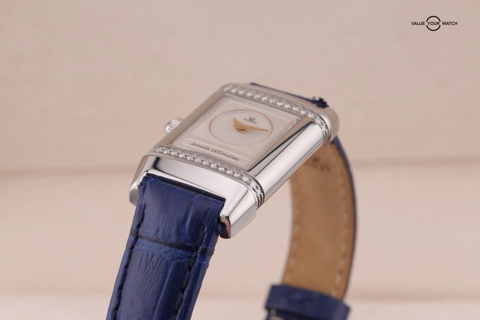 Jaeger LeCoultre Reverso Duetto ladies 266.8.44 Diamond Bezel Mop Dial 21x33mm - Image 8
