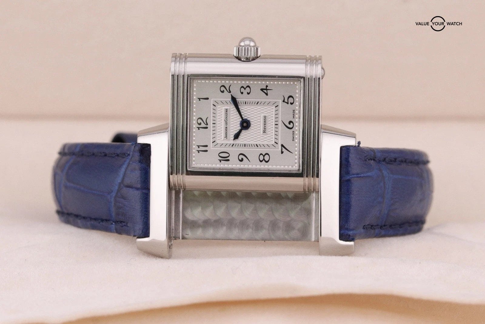 Jaeger LeCoultre Reverso Duetto ladies 266.8.44 Diamond Bezel Mop Dial 21x33mm - Image 18