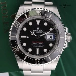 2024 Rolex Sea-Dweller Red Letter 126600 Black Dial SS Oyster With Papers 43mm
