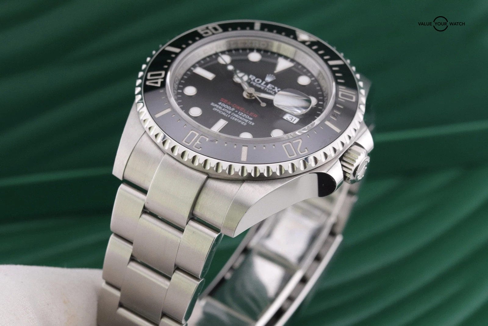2024 Rolex Sea-Dweller Red Letter 126600 Black Dial SS Oyster With Papers 43mm - Image 6