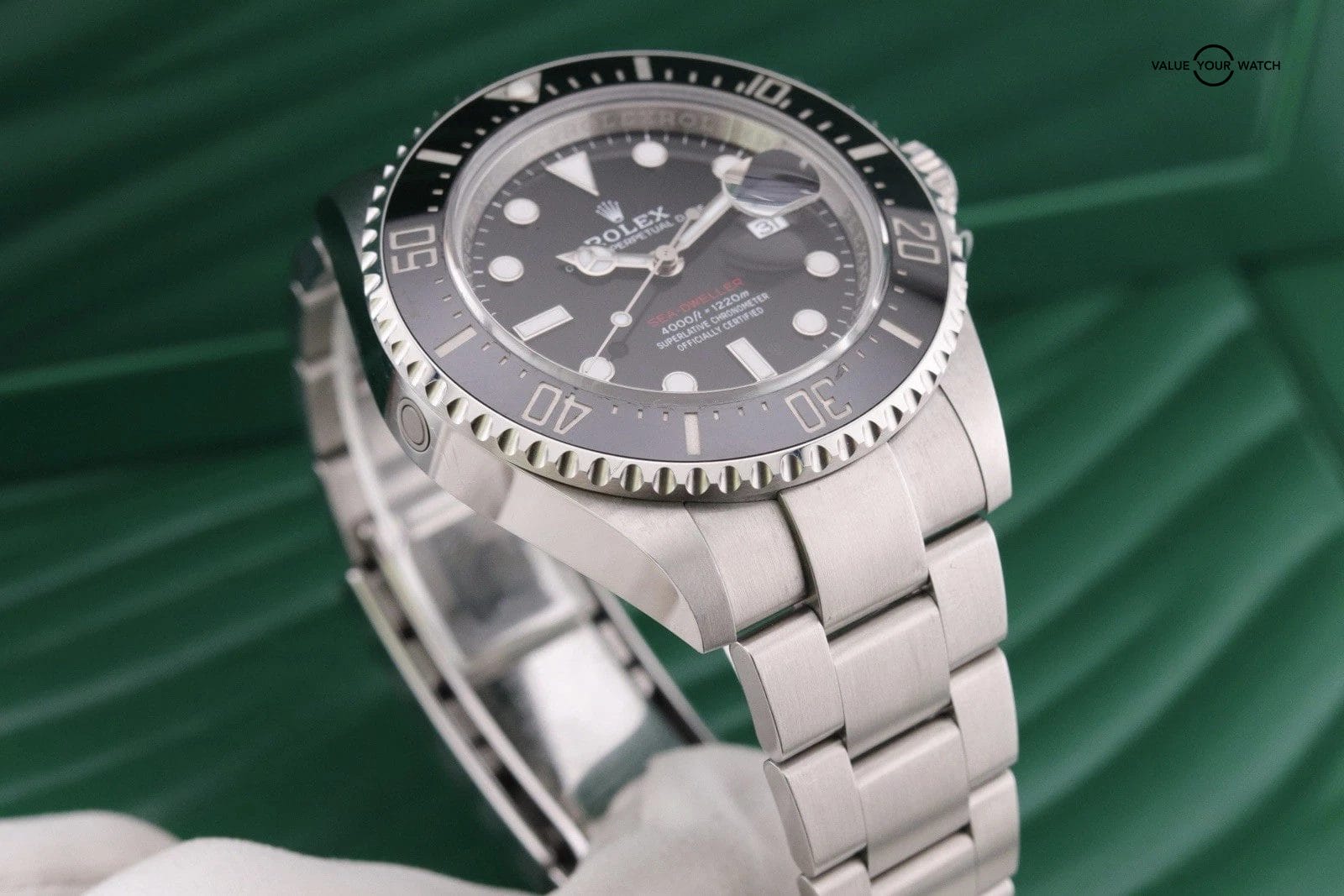 2024 Rolex Sea-Dweller Red Letter 126600 Black Dial SS Oyster With Papers 43mm - Image 7