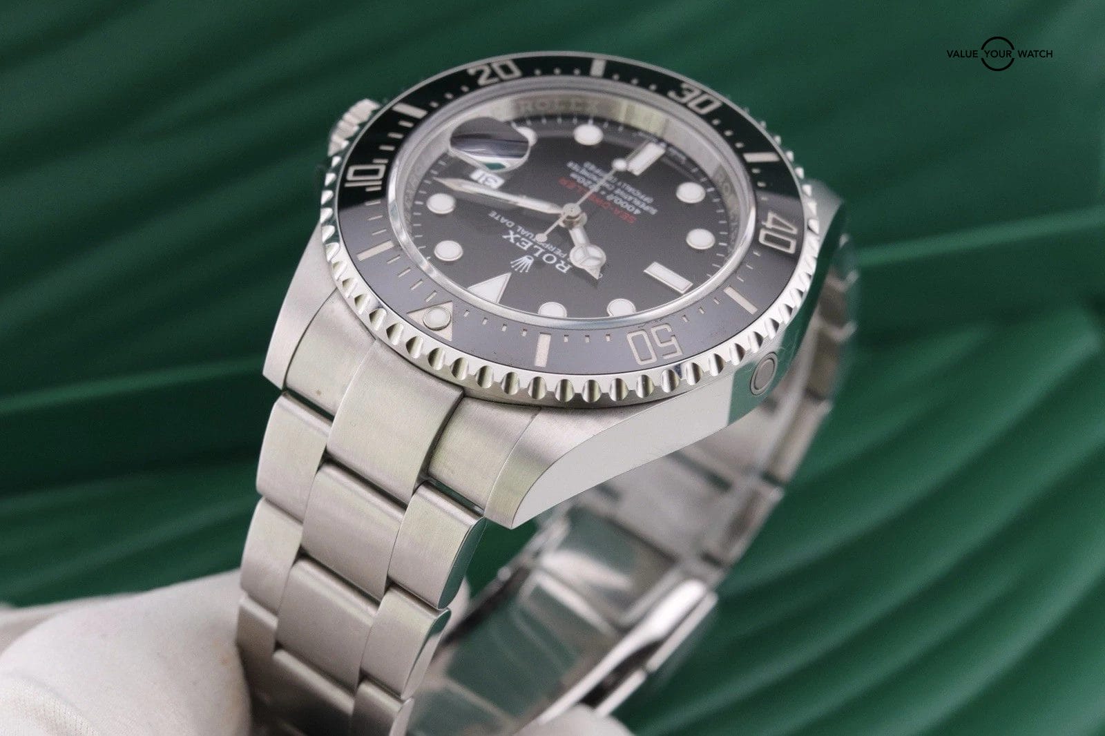2024 Rolex Sea-Dweller Red Letter 126600 Black Dial SS Oyster With Papers 43mm - Image 8