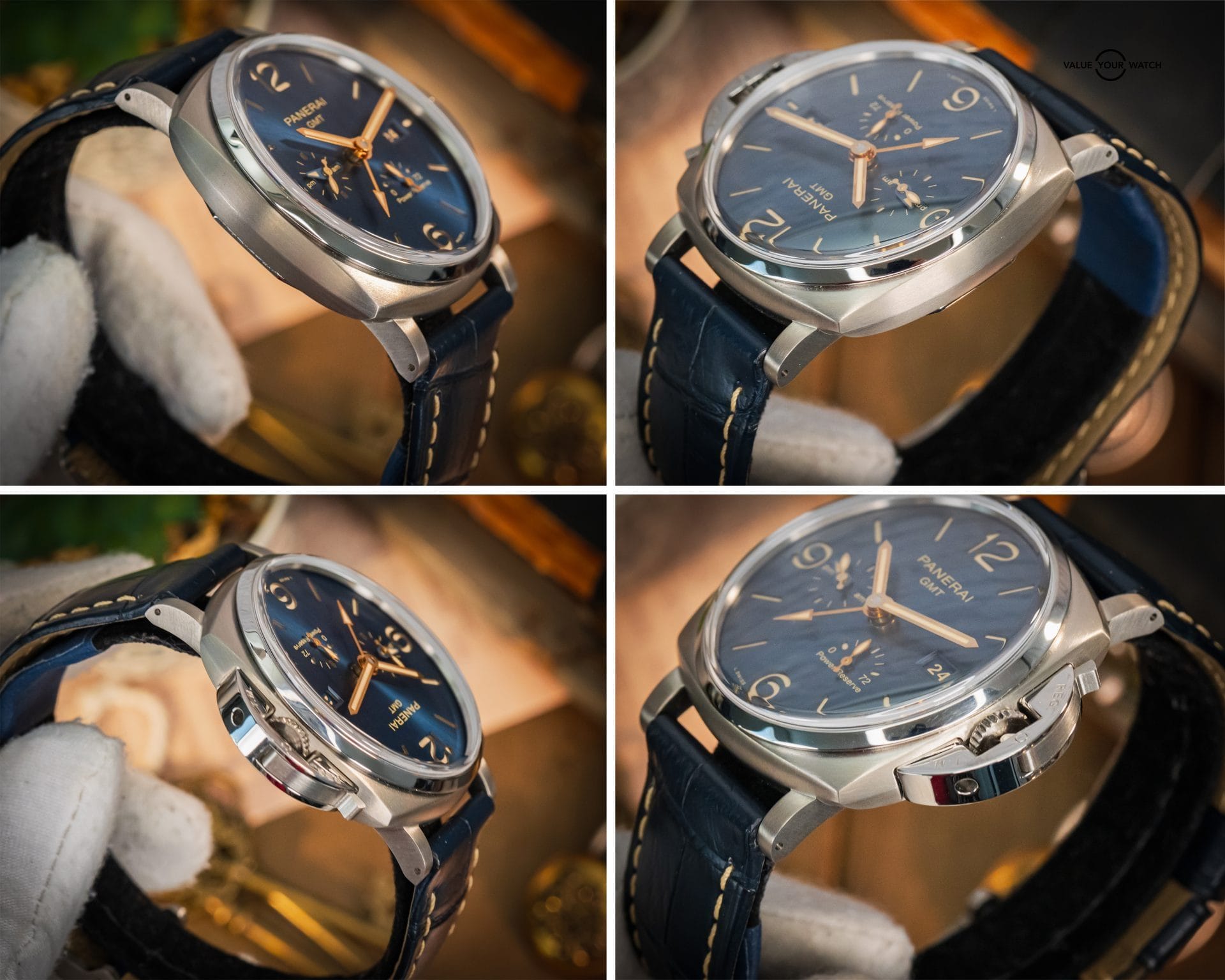 Panerai Luminor Due GMT Blue Dial 45mm TItanium – BOX &Y PAPERS – PAM00964 - Image 8